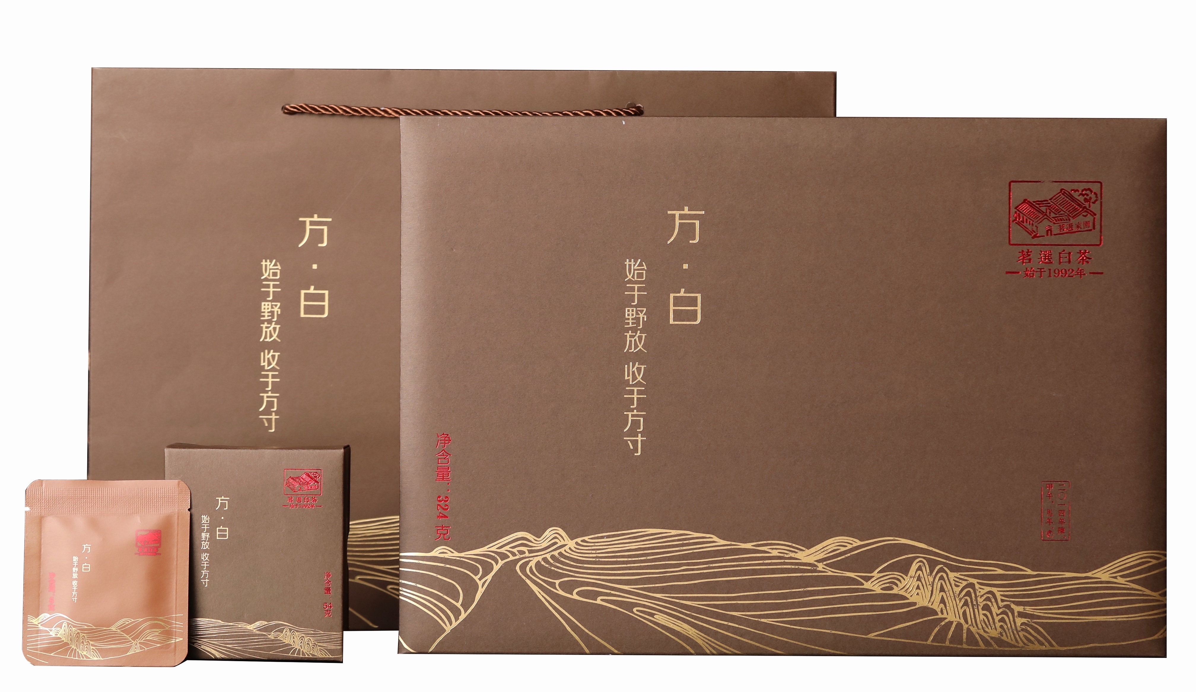 【方白】2014年白牡丹324g/盒